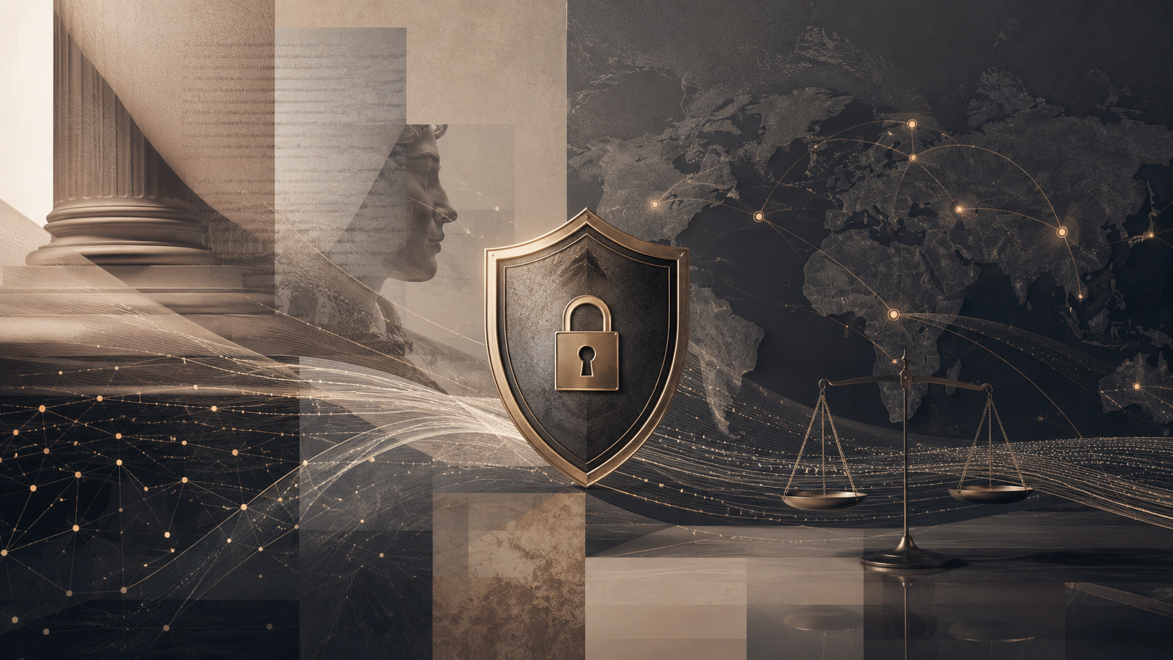 Consumer data protection laws and privacy regulation illustration